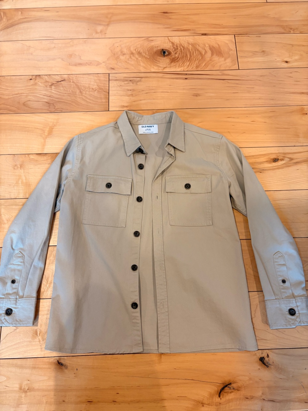 Youth 10/12 Khaki Shacket